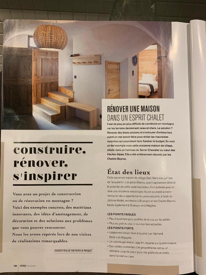 Le Gabion, Luxueux Appartement Avec Sauna, Serre Chevalier Vallee แซ็งต์-ชาเฟรย์ ภายนอก รูปภาพ
